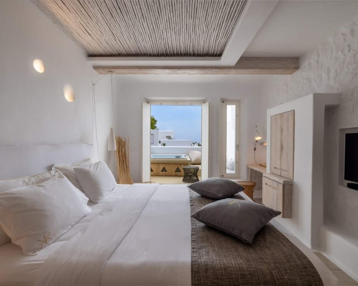 Kove Hotel & Spa Mykonos, Ornos, Grčka — Room Deluxe With Outdoor Jacuzzi Side Sea View