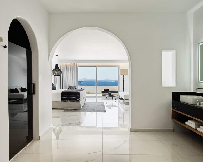 Kouros Hotel & Suites, Tagoo, Grčka — Suite Private Pool Sanctuary/Grand Sea View