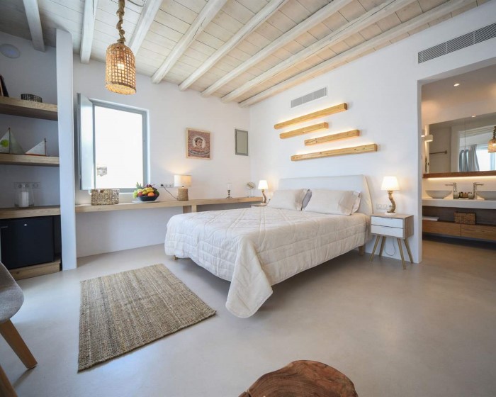 Myconian Crown Suites, Elia, Grčka — Suite Superior with Jetted Tub Sea View