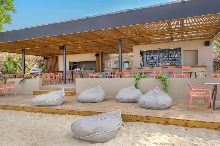 Akrathos Beach Hotel, Uranopolis, Grčka — plaža