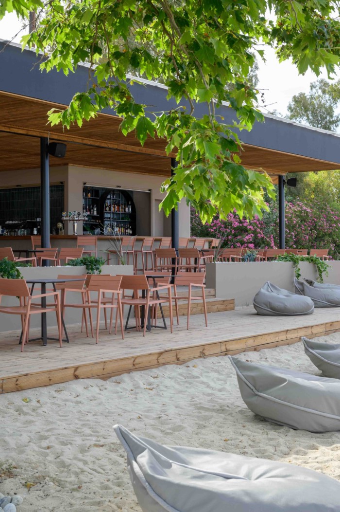 Akrathos Beach Hotel, Uranopolis, Grčka — plaža