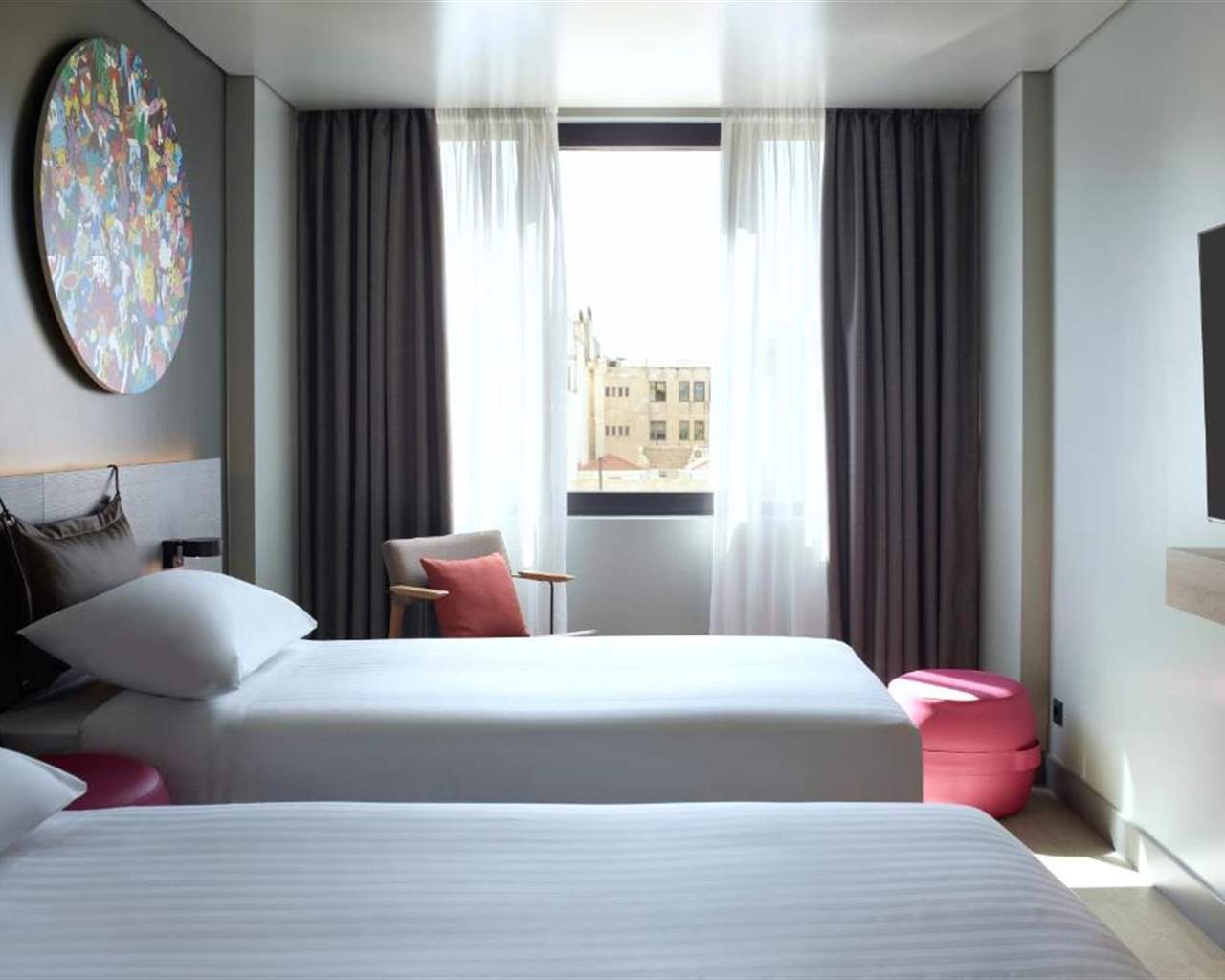 Moxy Athens City, Monastiraki, Grčka — Double for Single Use Backstage