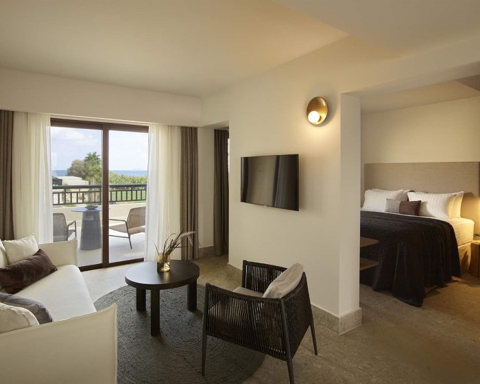 Asterion Suites & Spa - Designed for adults, Platanias, Grčka — Double Room Deluxe Planet Side Sea View