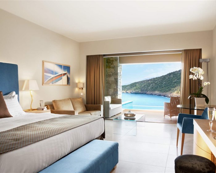 Daios Cove Luxury Resort, Agios Nikolaos, Grčka — Double Room  Deluxe Individual Pool Sea View