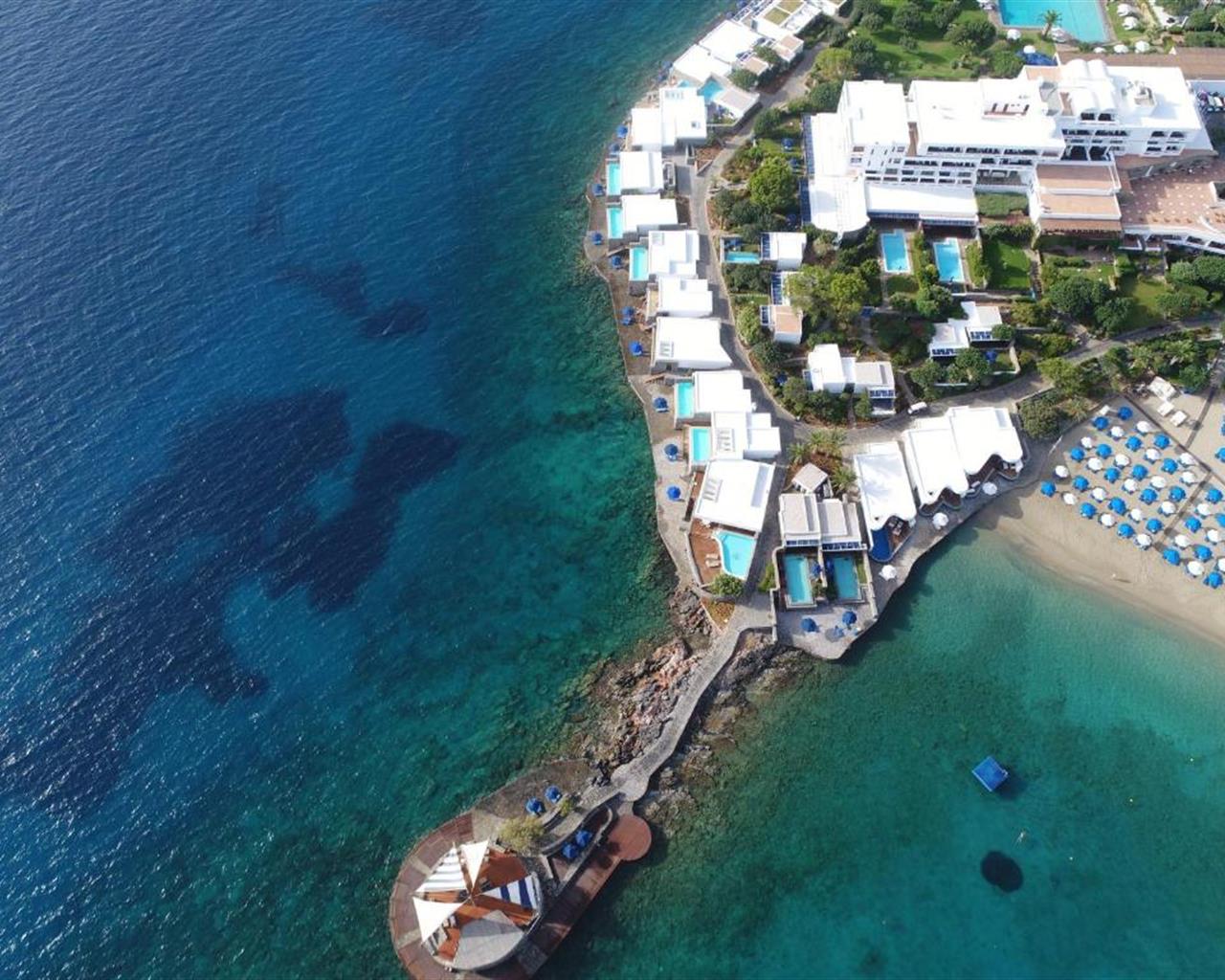 Elounda Beach Hotel & Villas (Member of The Leading Hotels of the World), Elunda, Grčka — plaža