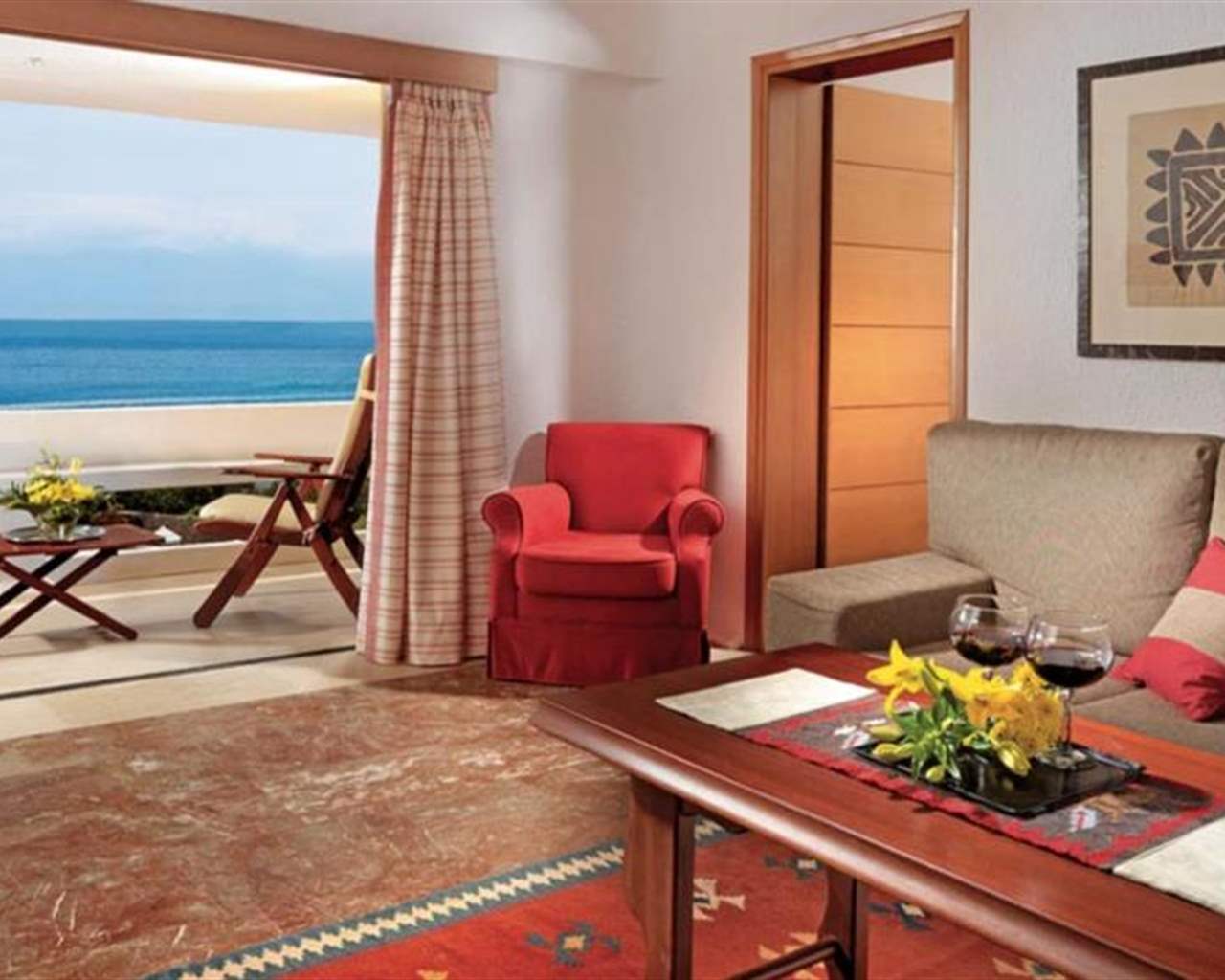 Elounda Mare Hotel, Relais & Chateaux, Elunda, Grčka — Suite 1 BedRoom Superior Sea View