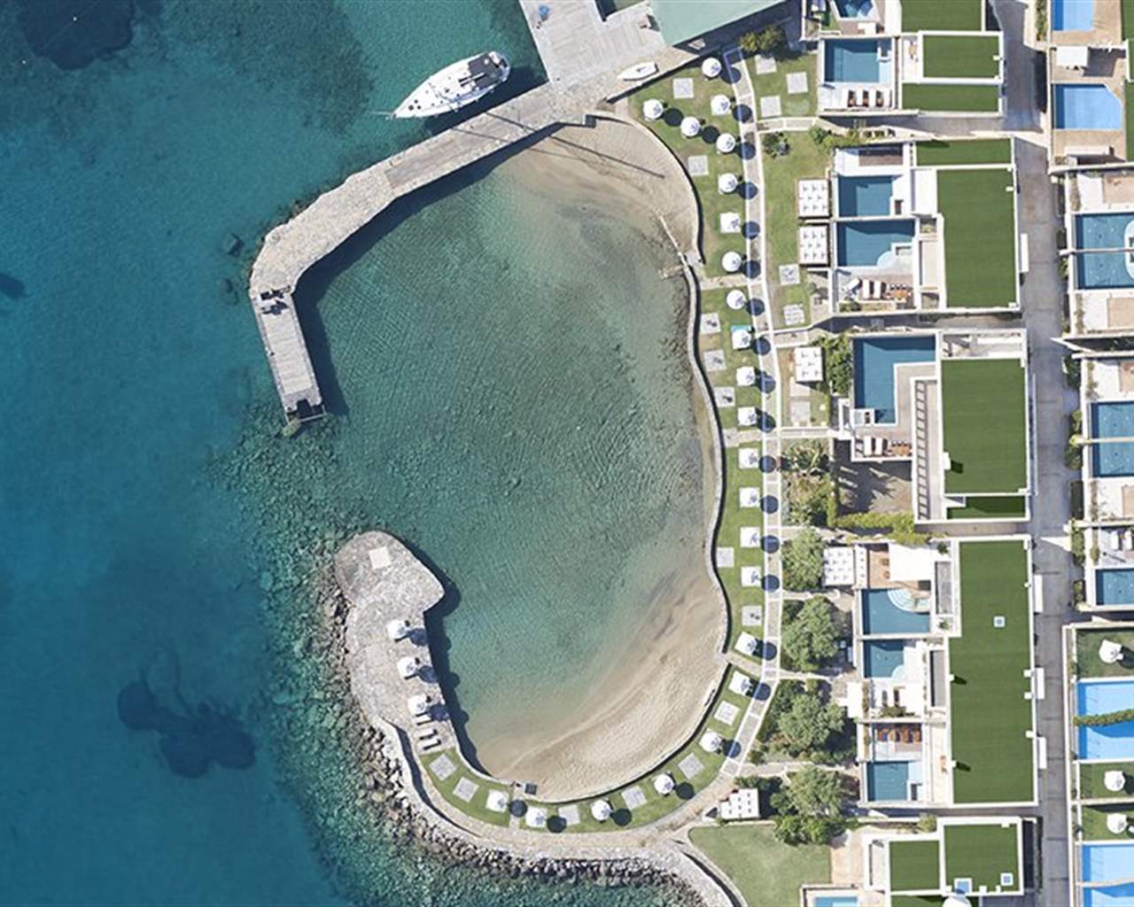 Elounda Peninsula Luxury Resort, Elunda, Grčka — Villa Private Pool "Gramvousa" Two Double & Two Single Bedroom /Diamond Residences