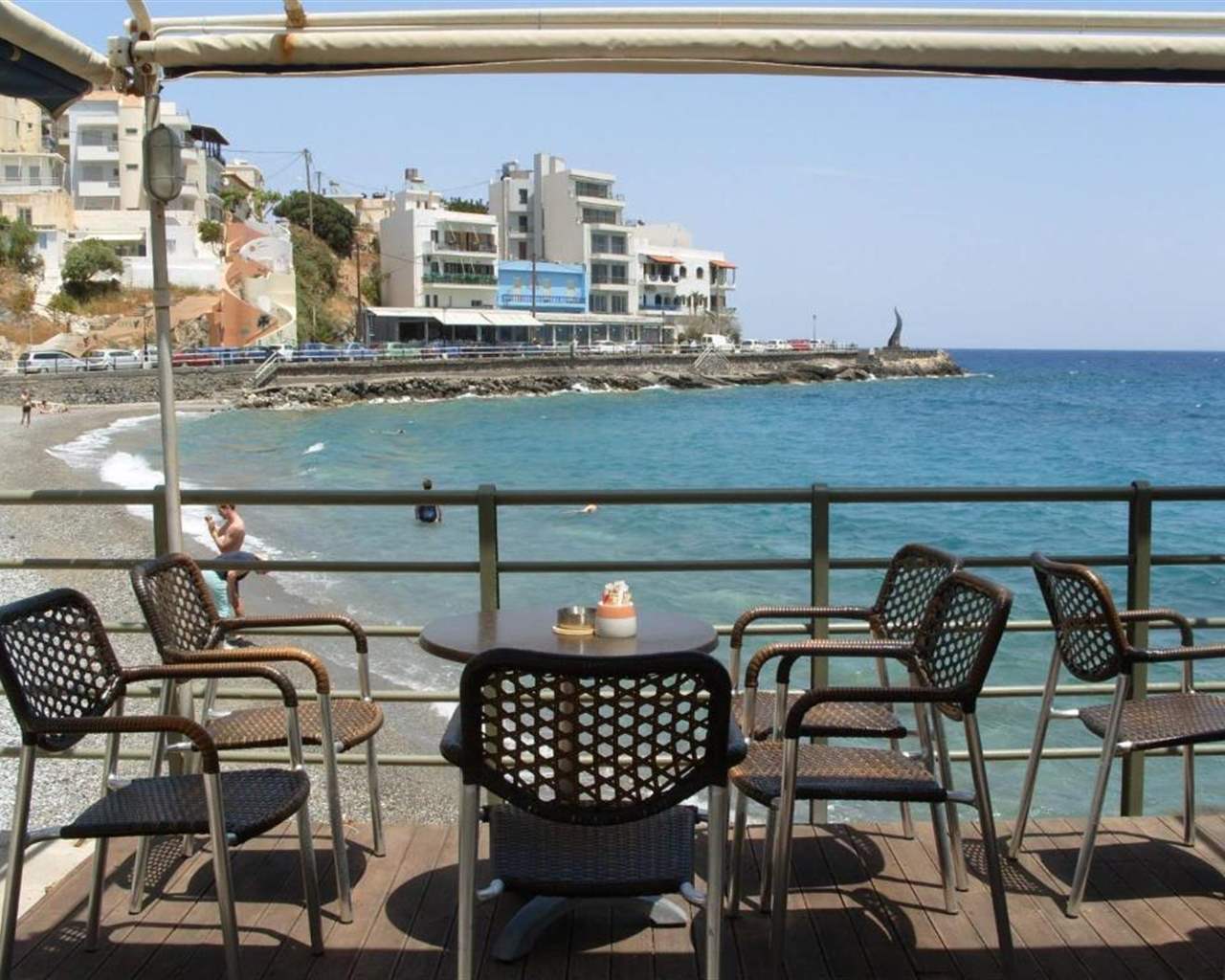 Kitro Beach Hotel-Adult Only, Agios Nikolaos, Grčka — plaža