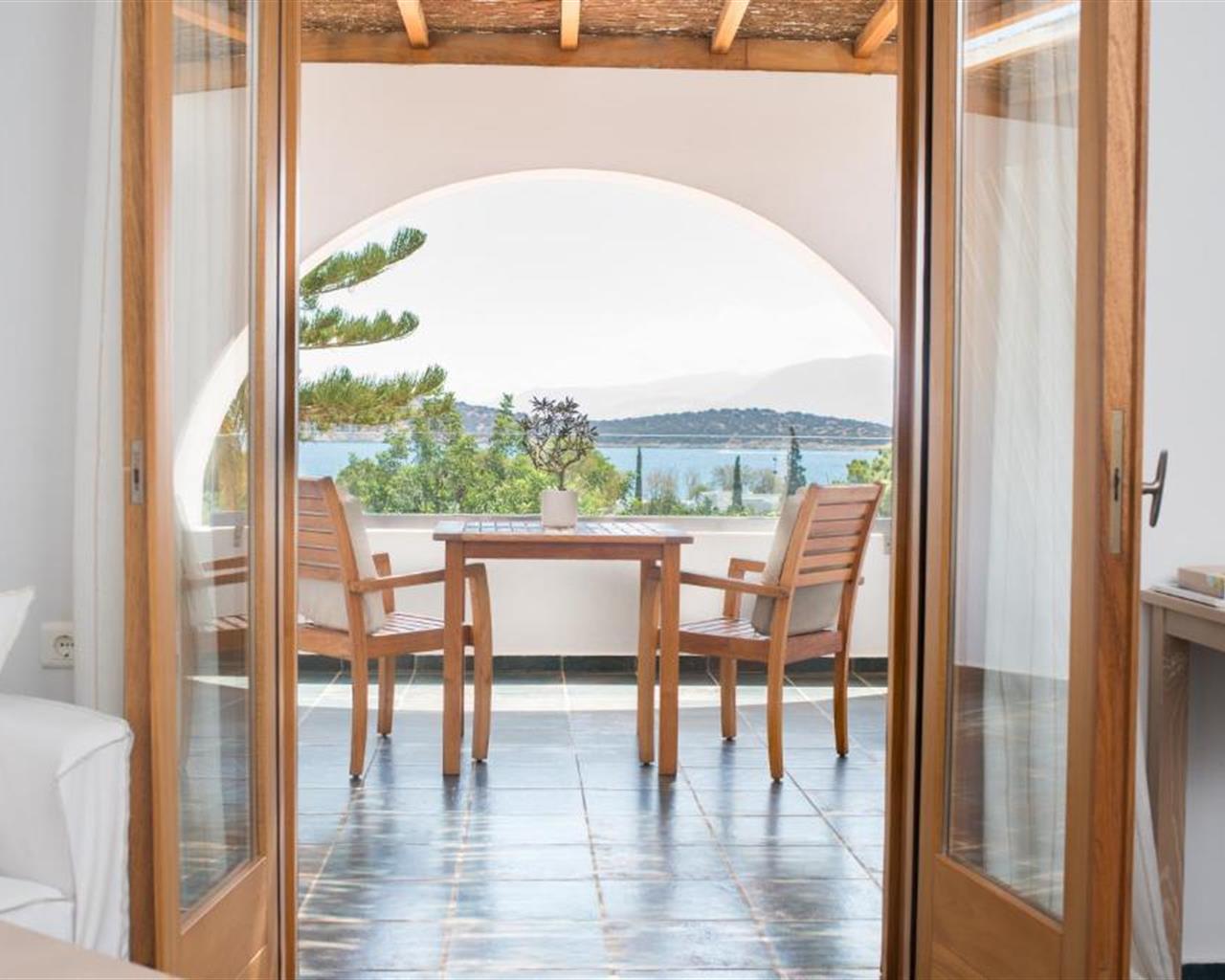 Minos Beach Art Hotel, Agios Nikolaos, Grčka — Room Main Building for Single use Sea View