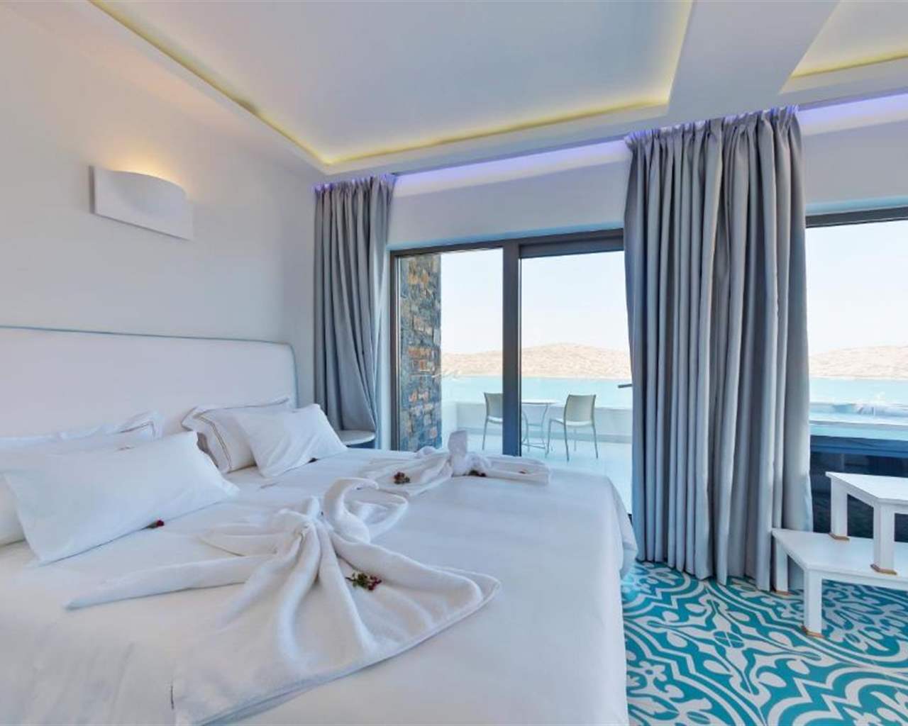 Royal Marmin Bay Boutique & Art Hotel Adults Only, Elunda, Grčka — Room Double Superior Mediterranean Sea View