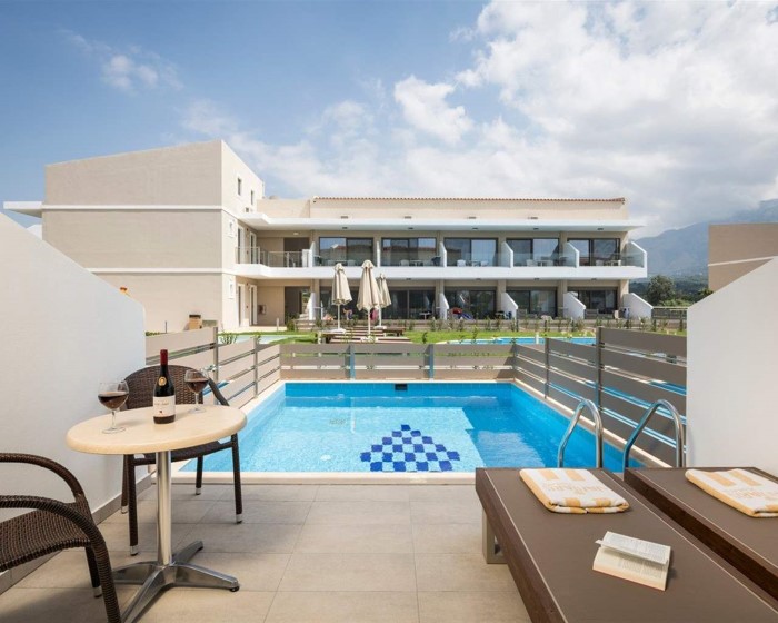 Vantaris Blue Adults Only, Georgiupolis, Grčka — Double for Single Use Premium Private Pool Double for Single Use