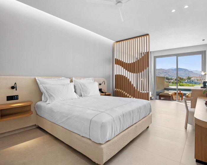Ventale Island Breeze Resort, Georgiupolis, Grčka — Junior Suite Prestige Swim Up Junior Suite Land View