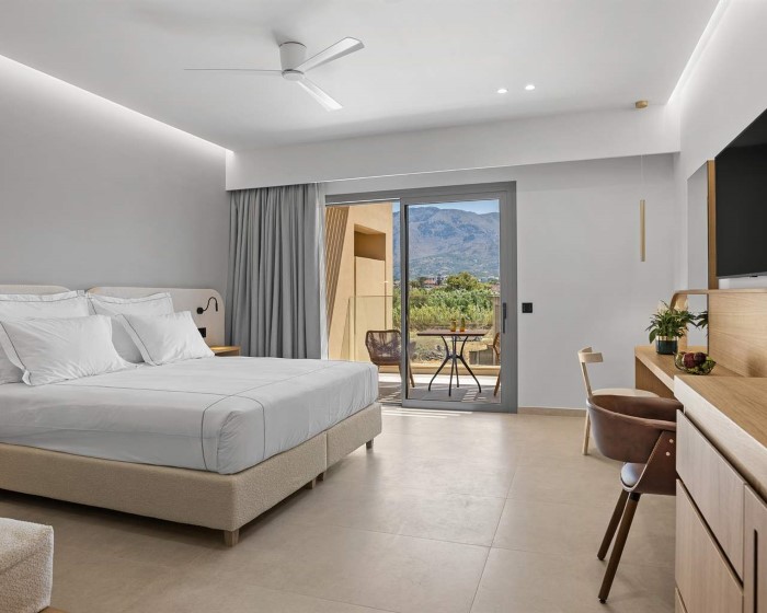 Ventale Island Breeze Resort, Georgiupolis, Grčka — Single Room Premium Single Room Land View