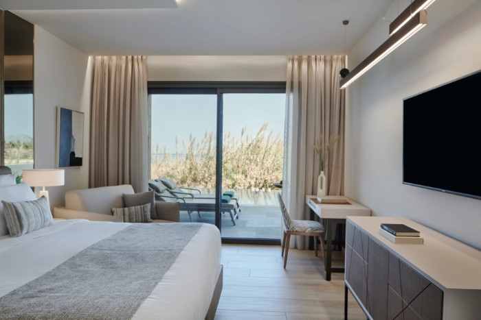 Amira Luxury Resort & Spa Adults Only, Rethymno, Grčka — Double Room  Superior Sharing Pool Sea View