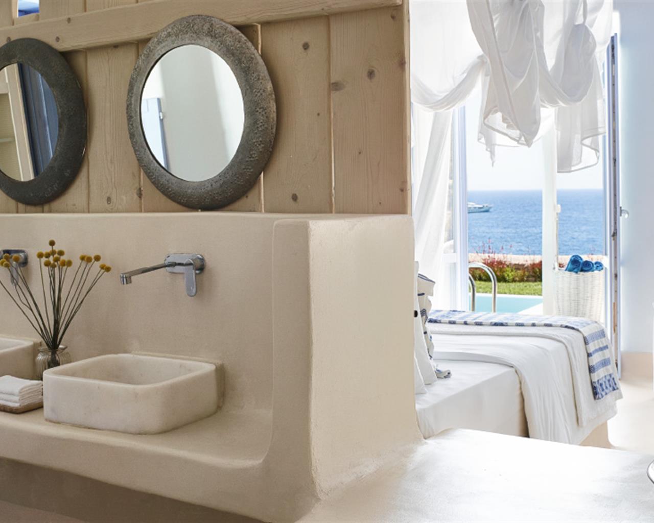 Mykonos Blu Grecotel Boutique Resort, Psaru, Grčka — Villa Private Pool Cobalt Blu
