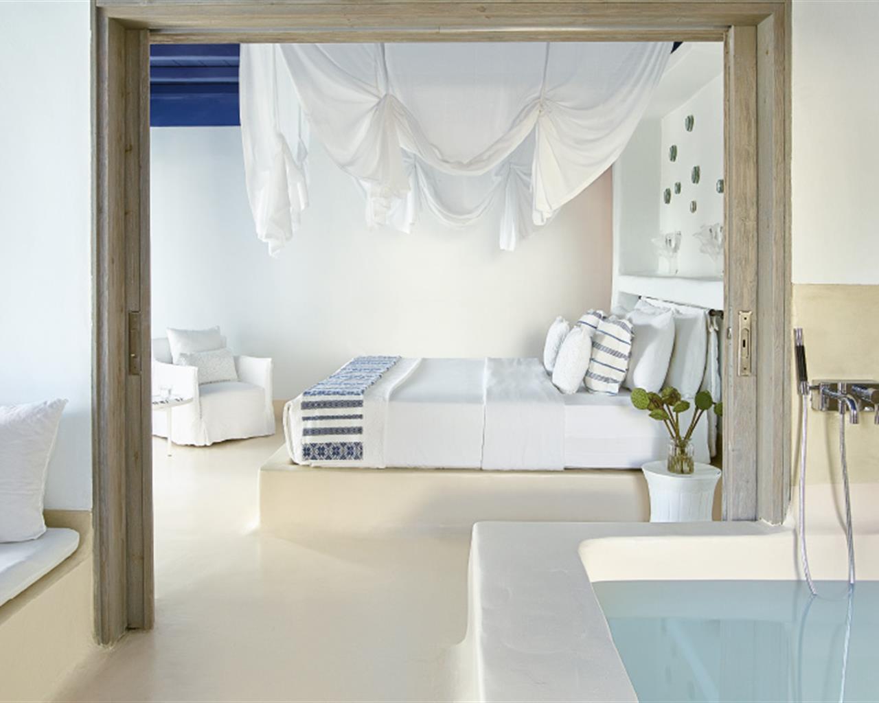 Mykonos Blu Grecotel Boutique Resort, Psaru, Grčka — Villa Private Pool Endless Blu