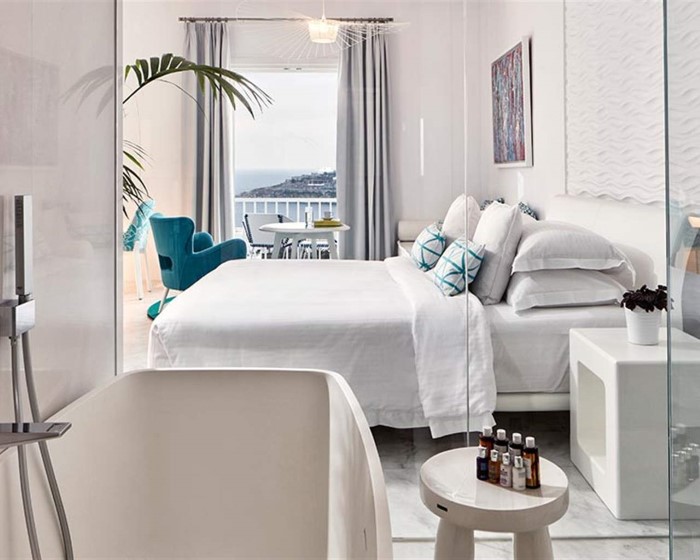 Myconian Ambassador Relais & Chateaux, Psaru, Grčka — Suite Thalassa with Private Pool Sea View