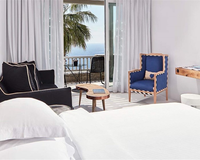 Myconian Imperial, Leading Hotels of the World, Elia, Grčka — Room Superior Room Sea View