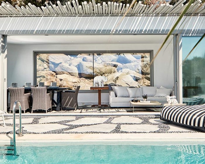 Myconian Imperial, Leading Hotels of the World, Elia, Grčka — Suite  Executive with Private Pool Sea View