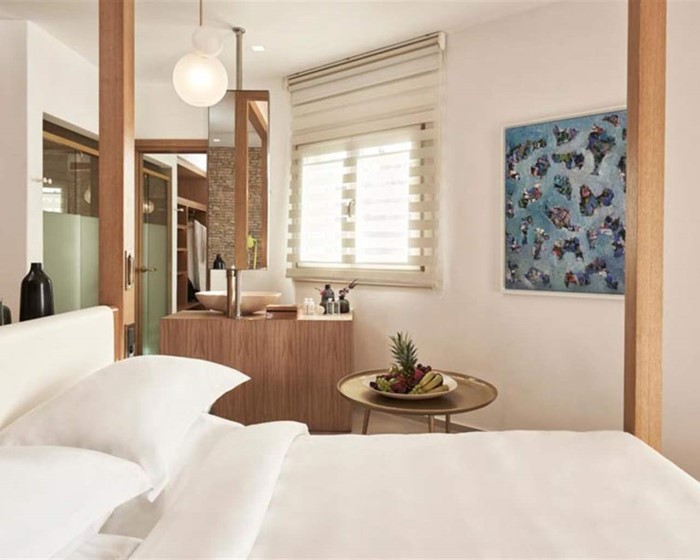 Myconian Naia Adults Only, Petinaros, Grčka — Suite Naia with Private Pool Direct Sea View