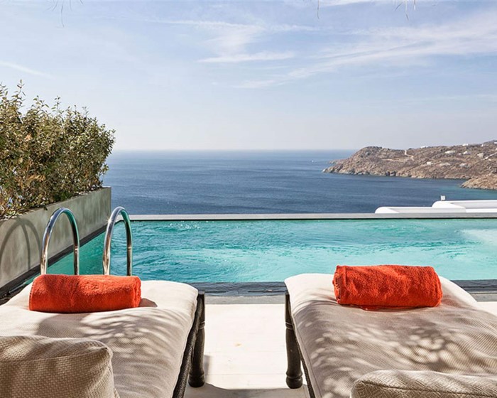 Myconian Utopia Relais & Chateaux, Elia, Grčka — Suite Grand Majestic Retreat with Private Pool Sea View