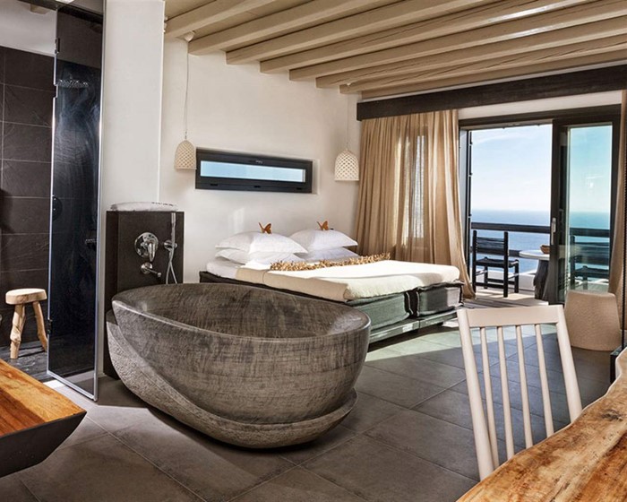 Myconian Utopia Relais & Chateaux, Elia, Grčka — Suite Majestic Retreat Sea View