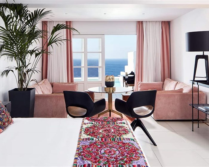 Myconian Villa Collection, Elia, Grčka — Guestroom Exclusive Private Pool Guestroom Sea View