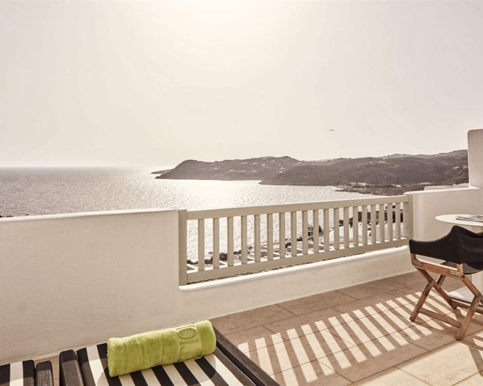 Myconian Villa Collection, Elia, Grčka — Guestroom Prestige Outdoor Jacuzzi Guestroom Sea View