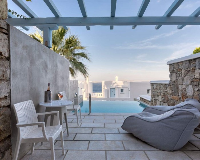 Saint John Hotel Villas & Spa, Ornos, Grčka — Double for Single Use Aegean Room Garden View