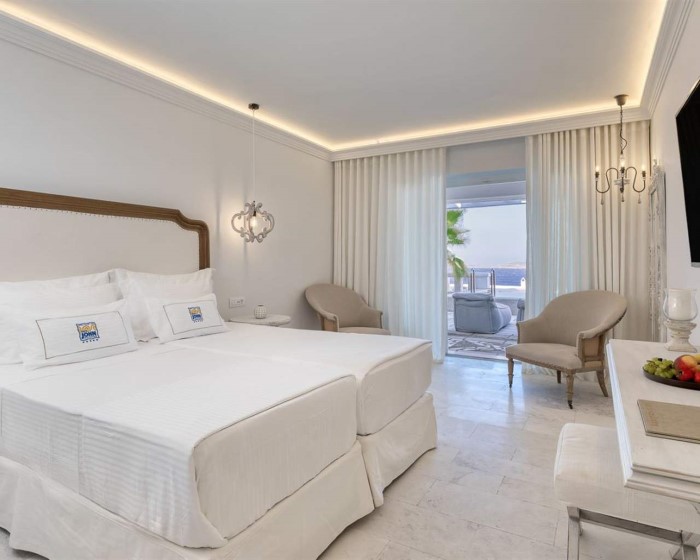 Saint John Hotel Villas & Spa, Ornos, Grčka — Suite 2 BedRoom Private Pool Signature Suite Sea View