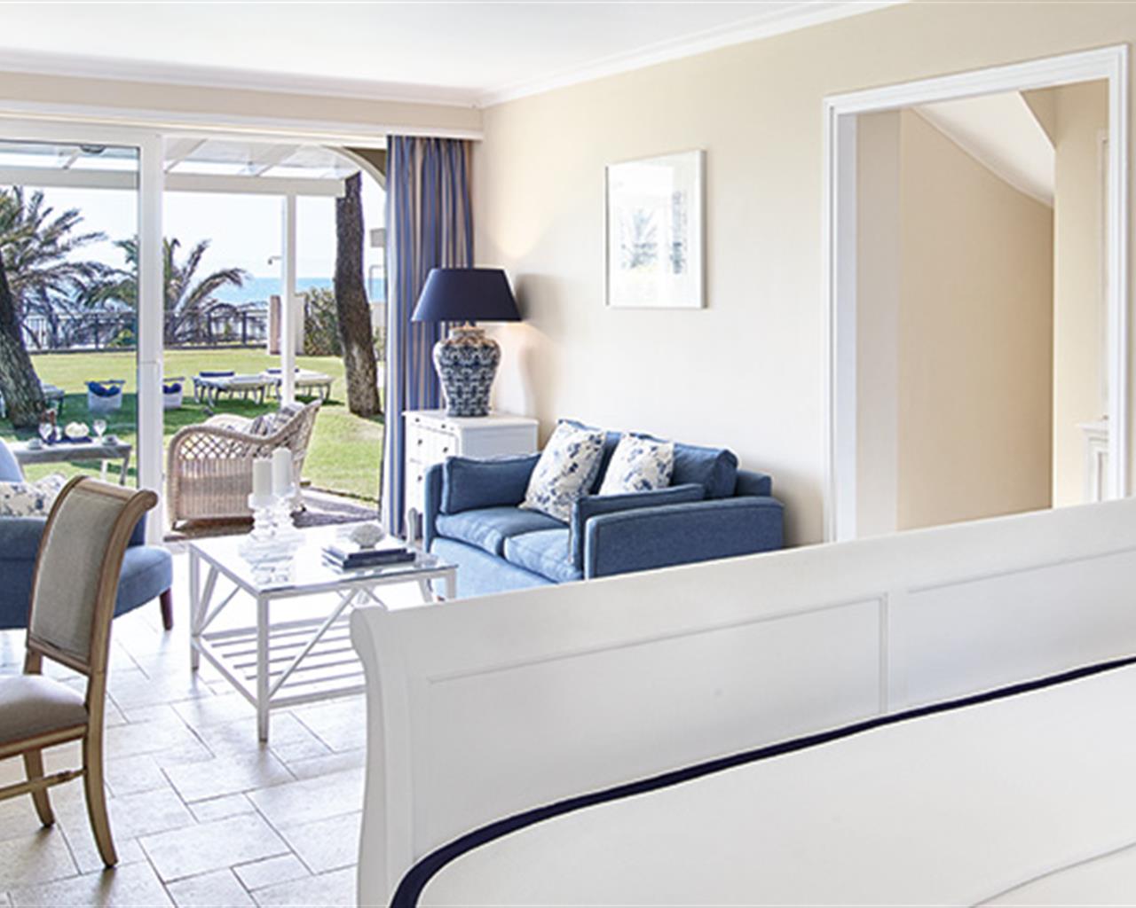 Grecotel La Riviera at Riviera Olympia Aqua Park, Lutra Kilinis, Grčka — Bungalow Deluxe Sea View