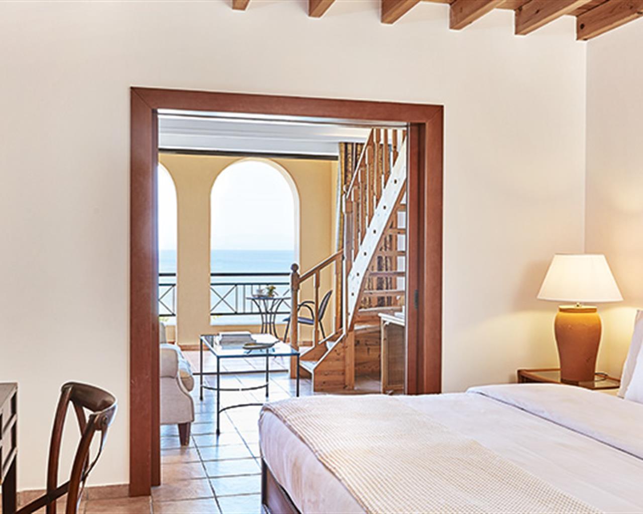 Grecotel Luxme Oasis at Riviera Olympia Aqua Park, Lutra Kilinis, Grčka — Family Maisonette Sea View