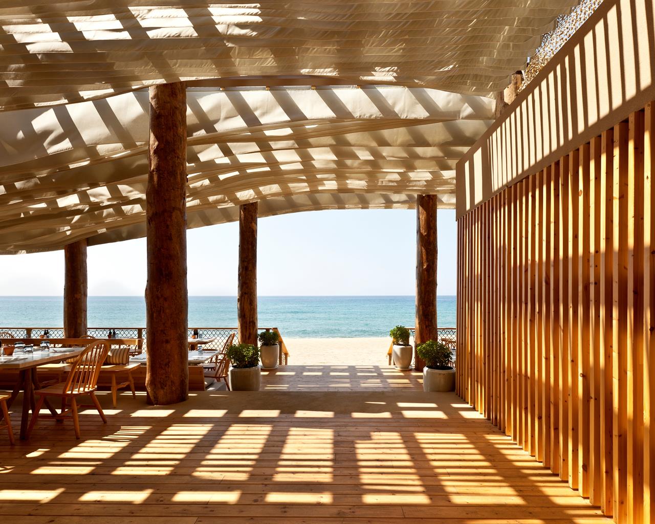 The Romanos Resort Costa Navarino, the Luxury Collection, Kosta Navarino, Grčka — restoran