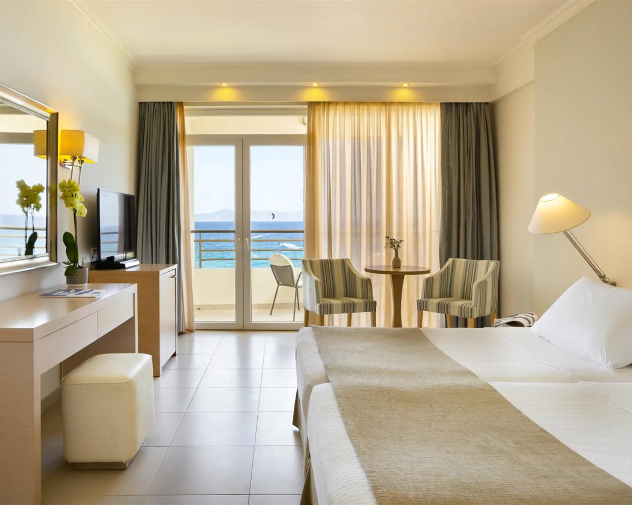 Electra by the Sea, Iksia, Grčka — Double Room  Superior Main Building Sea Front