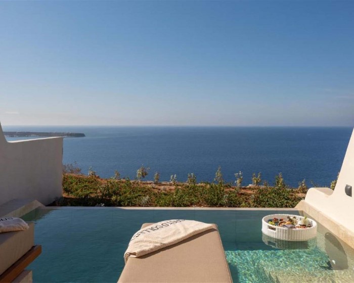 Santo Mine Oia Suites Adults Only, Oia, Grčka — Junior Suite Private Pool Unwind Junior Suite Sea View