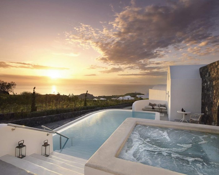 Santo Pure Oia Suites & Villas Adults Only, Oia, Grčka — smeštajna jedinica