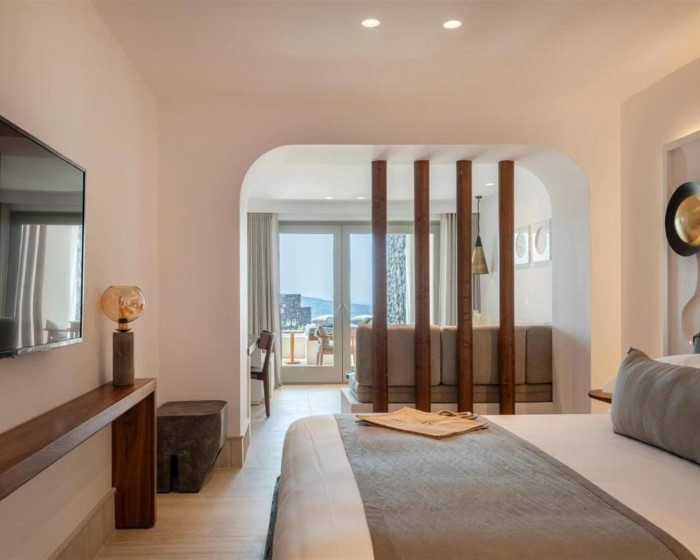 Santo Pure Oia Suites & Villas Adults Only, Oia, Grčka — Junior Suite Exclusive Sunset with Pool Junior Suite Sea View