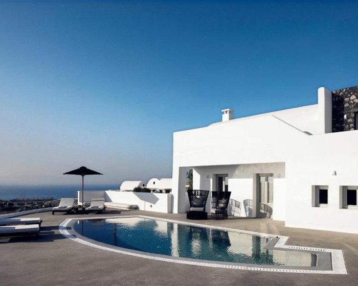Santo Pure Oia Suites & Villas Adults Only, Oia, Grčka — Villa Pool Selini Sunset/with Jacuzzi Sea View
