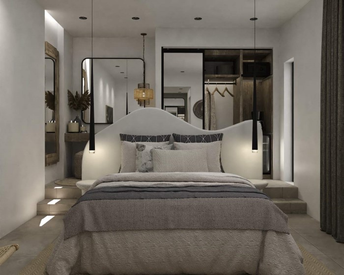 The Noverian Bios Santorini Boutique Hotel Adults Only, Firostefani, Grčka — Suite 1 BedRoom Earth with Indoor Hammam & Private Hot Tub