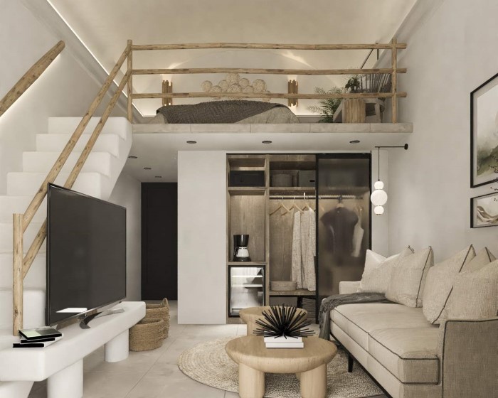 The Noverian Bios Santorini Boutique Hotel Adults Only, Firostefani, Grčka — Suite Loft Style Suite Panoramic View
