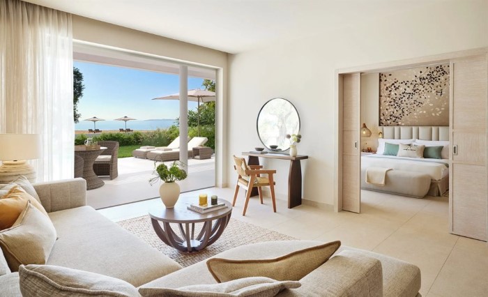 Ikos Odisia, Dasia (Kato Korakiana), Grčka — Bungalow Suite 2 BedRoom Deluxe Private Garden Sea View