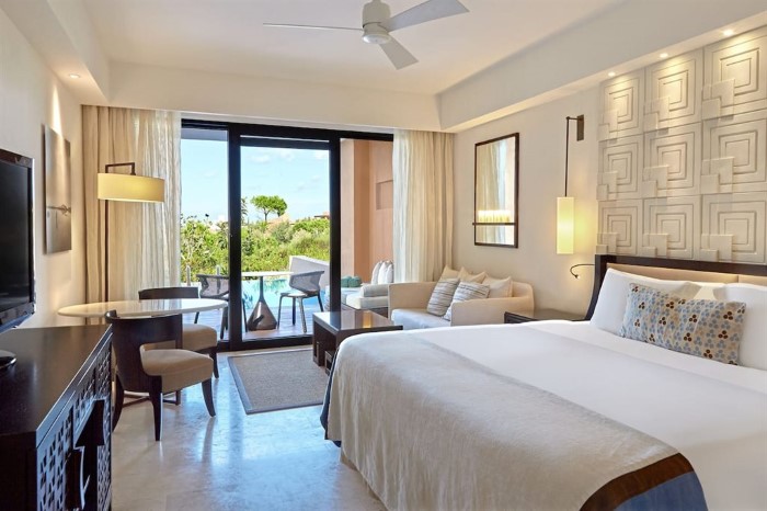 The Romanos Resort Costa Navarino, the Luxury Collection, Kosta Navarino, Grčka — Double for Single Use Infinity Garden View