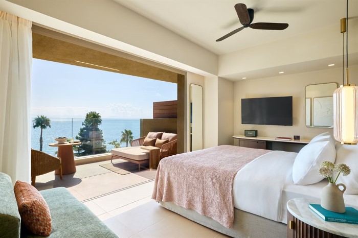 Avali, Mar-Bella Collection, Agios Ioannis Peristeron, Grčka — Double for Single Use Deluxe Front Sea View