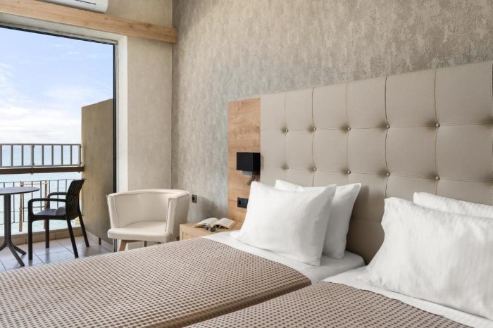 Stefania Beach Hotel By Anayia All-Inclusive Resorts, Amirantos, Grčka — Double for Single Use Superior Side Sea View