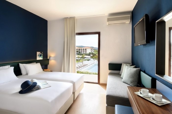 Akrathos Beach Hotel, Uranopolis, Grčka — Double Room /TWIN Side Sea View