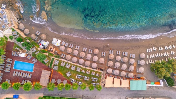 Akasha Beach Hotel & Spa, Kutulufari, Grčka — plaža
