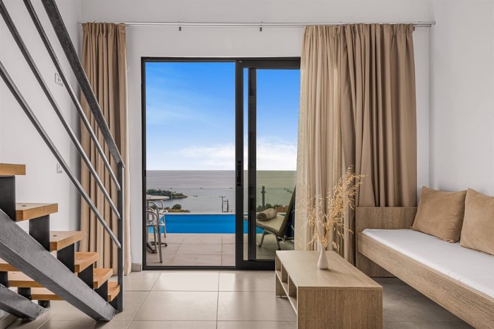 Panorama Village Hotel, Ligaria, Grčka — Maisonette Sharing Pool Sea View