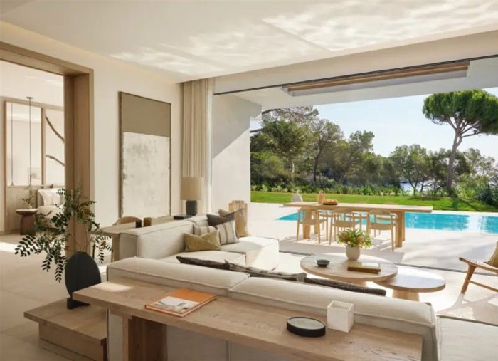 Ikos Porto Petro, Porto petro, Španija — Residence 3 BedRoom Deluxe/Private Pool Residence Front Coastal View