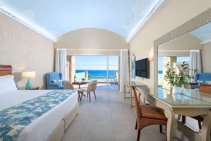 Atrium Prestige Thalasso Spa Resort & Villas, Rodos, Grčka — Room Single Deluxe/Private Pool Sea View