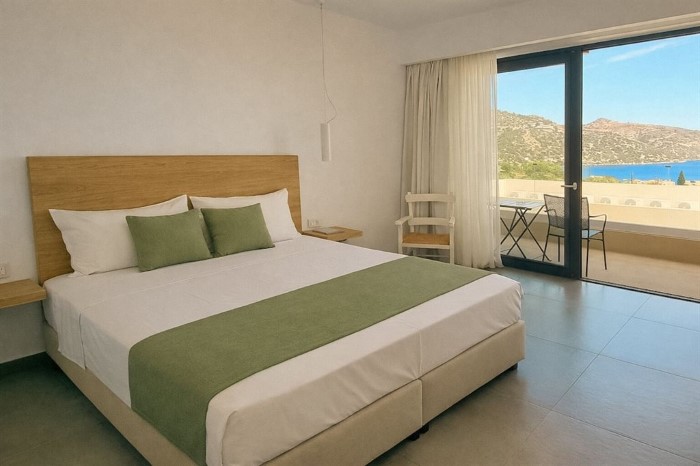 Zeus Eleva Miraya Adults Only, Agios Nikolaos, Grčka — Room For Single Use Standard Sea View